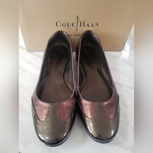 Cole Haan Air Addison Ballet Flat size 9.5 Color T Moro Metallic (bronze)